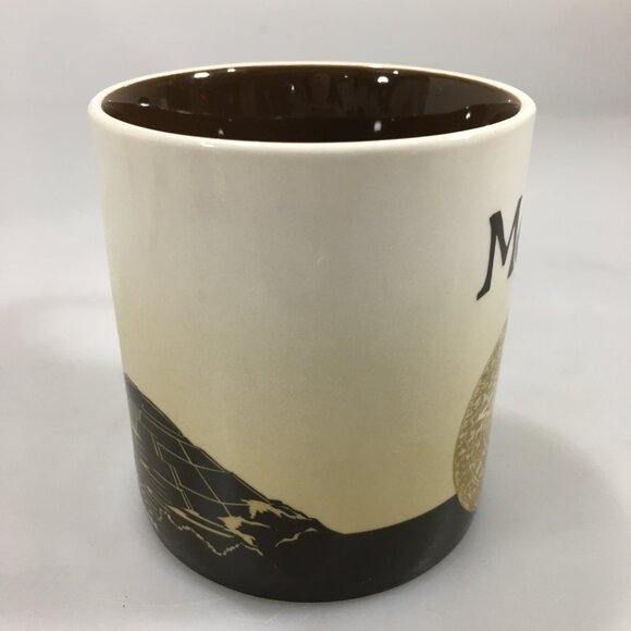 Starbucks Mexico Global Icon 2016 Brown Aztec Calendar Coffee Mug Cup 16 oz - Picture 2 of 5